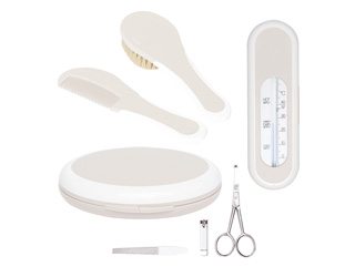 Dárková sada pro péči k narození miminka Bébé-Jou Light Oat