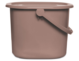 Kyblík na pleny s víkem Bébé-Jou Mocha Mousse